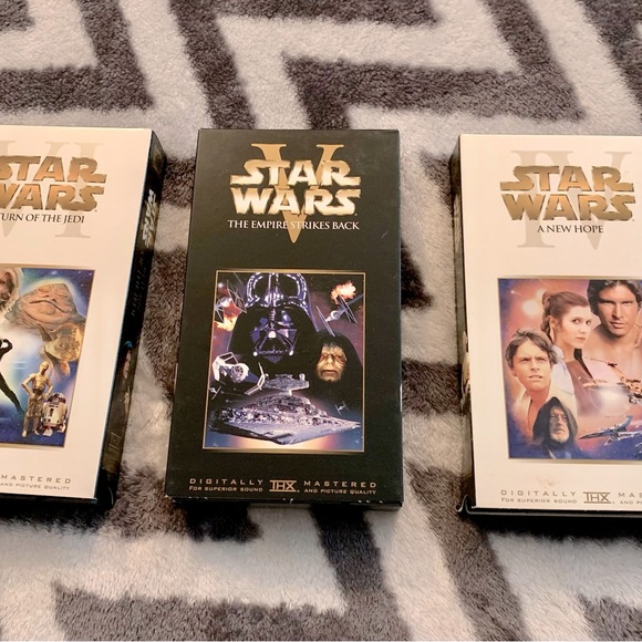 Vintage Classic 3 VHS Star Wars Trilogy Collection - Picture 4 of 7